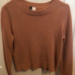 H&M Peach Sweater Top
